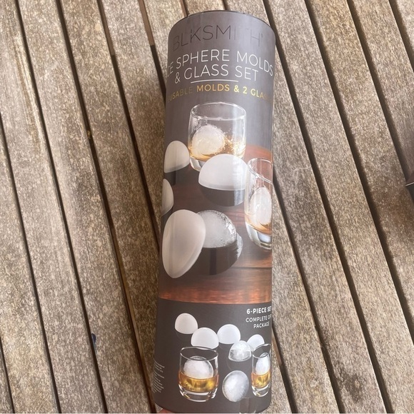 NEW! BLKSMITH Ice Sphere Molds & Cocktail Glass Set 🍹❄️ - Picture 3 of 10